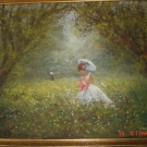 Madjid Rahnavard - Mädchen mit Schirm