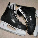 1 Paar gebrauchte kanadische Schlittschuhe von Bauer Größe 45