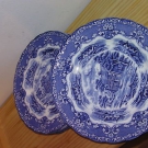 Grindley English Country Inns blau 6 Stück Kuchenteller wie neu