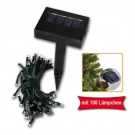 Solar LED Lichterkette 100 Lämpchen außen weiß Weihnachtslichterkette Kette