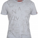 BAXMEN 3204 T-Shirt Tee Print washed look grau *NEU&OVP*