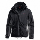 OCK DOPPELJACKE 2-in-1.Outdoor & Funktionsjacke mit SoftShell-Innenjacke.Gr L
