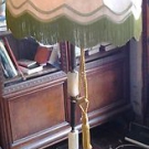 Stehlampe Lampe mit Lampenschirm und Marmorfuß  guter Zustand