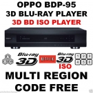 OPPO DIGITAL BDP-95 REGION CODE ZONE FREE 3D BLU-RAY DVD PLAYER UNLOCKED USED