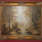 TRAUM GEMÄLDE - ORIGINAL: KUGLER - ÖLGEMÄLDE AUF LEINWAND - MIT RAHMEN: 100 X 80