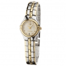 YYVES CAMANI MALIA DAMENUHR BICOLOR EDELSTAHL VERGOLDET RONDA UHRWERK NEU