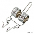 Vw käfer Feder Motorhaube chrom 2303