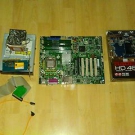 Mainboard von Hp XW4200 mit Intel Pentium 4 2,8 GHZ, 2GB DDR2 RAM, ATI HD 4650 