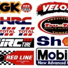 D71 Sponsoren Racing Tuning Sticker Aufkleber Bogen Motocross 27 x18 cm