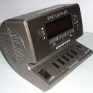 60er Grundig Radiowecker SONO CLOCK 450 Radioempfang rauschig, sonst gut, kultig