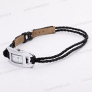 Quarz Damen Uhr Damenuhr Armbanduhr Armkette Schwarz Elegant