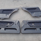 BMW E36 M3 Coupe Türpappen Türverkleidung Leder schwarz Seitenverkleidungen