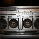 SHARP GF-777Z Ghettoblaster Double Cassette Player Radio Boombox