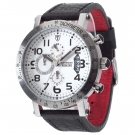 DETOMASO RIMINI HERRENUHR XXL GROSS CHRONOGRAPH SILBER EDELSTAHL 10 ATM NEU