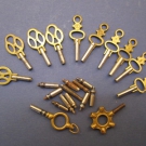  Uhrenschlüssel - Lot Taschenuhr Schlüssel mit Ersatz Vierkant - pocketwatch key