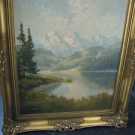 J.H. Thomas Öl Original signiert