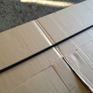 BMW 5er E34 Zierleiste Fenster vorne links Abdeckung Tür schwarz NEU