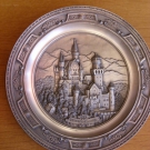 Wandteller WMF Zinn "Schloß Neuschwanstein"