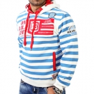 BRADLEY SWEATSHIRT SWEATJACKE SHIRT JACKE KAPUZENPULLOVER HOODIE PULLOVER 6906-A