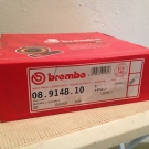 2 BREMBO Bremsscheiben 08.9148.10 Audi A3 TT Skoda Octavia VW Bora Golf 4 hinten