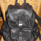 Camel Bags Rucksack Schwarz Leder Lederrucksack Top Zustand
