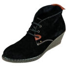 57440-00 Rieker Natalie Damen Stiefel Stiefeletten Keil Schuhe Gr.36-42 schwarz