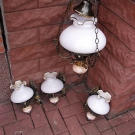 Alte Lampen 3 Wand- 1 Hängeleuchte