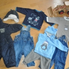 Kleiderpaket Gr. 76 Junge Herbst Winter-Schneeanzug- Jeans- H&M- C&A