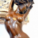 erotischer Bronze Akt signiert Bronzefigur Bronzeskulptur Bronzefiguren Statue