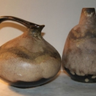 Ruscha Kurt Tschörner, 2 Vasen, West Germany, WGP, , Konvolut, 60er 70er