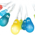 Barbapapa Lichterkette mit 20 LED's rosa