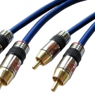 10m Premium Cinch Audio Kabel 2x Chinch Stereo Stecker Anschlusskabel RCA