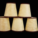 5 Lampenschirme für Kronleuchter oder Wandlampen