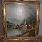 Ölgemälde Rottach-Egern zum Tegernsee