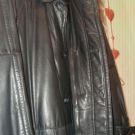 Hochwertiger Lamm Nappa Ledermantel schwarz Top!! Gr. 52/54