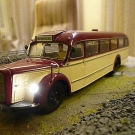 Spur 0 Mercedes Benz Bus O 6600 Fürther Freiheit 1:43; beleuchtet von Schuco