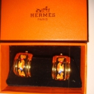 HERMÈS/HERMES Ohrringe, Clips, Earrings, Email,selten, orig.,
