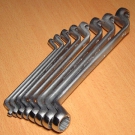 Gedore Doppelringschlüssel-Satz 8-tlg 6-22mm. Neuwertig