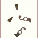 deux cliquets  pour mouvement de pendule