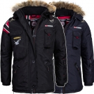 Geographical Norway CARAMEL Herren Winterjacke Winter Parka Jacke Outdoor Mant