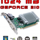1024 MB nVidia GeForce N 210 PC Grafikkarte PCI Express PCI-E PASSIV LAUTLOS 1GB