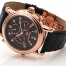 Calvaneo "Estemia Rotgold" vergoldete Diamanten Mondphasen Kalenderkomplikation