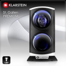 UHRENBEWEGER 2 UHREN DISPLAY VITRINE AUFSTELLER BOX LED VERTIKAL WATCH WINDER