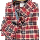 Rot/gelb/grau kariertes Freizeitlangarmhemd von s.oliver in großen Größen bis 5XL