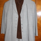 Blazer ESCADA Gr. XL mit Seidenbluse Bluse von Kalb Brauntöne/ Damen
