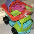 LKW Sand-Spielzeug Set,Eimer, Schaufel, Harke, Sieb