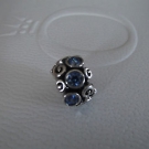 Original Pandora Blue Primrose Path, retired, HTF, 790330CZB blaue Zirkonia