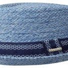 STETSON SOMMER STROHHUT PORKPIE HUT HÜTE FARRELL RAFFIA 24 HELLBLAU NEU TREND