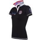 NEBULUS POLO-SHIRT BENTER ( M/38 ) Damen, schwarz, T-Shirt (Q808)