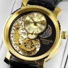 Calvaneo ESTAVILLE GOLD Die 3 Ebenen Zifferblatt vergoldete Automatikkaliberuhr